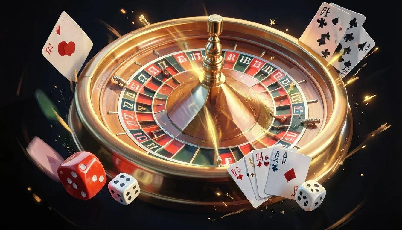 Booms Bet game lobby with slot and live casino sections