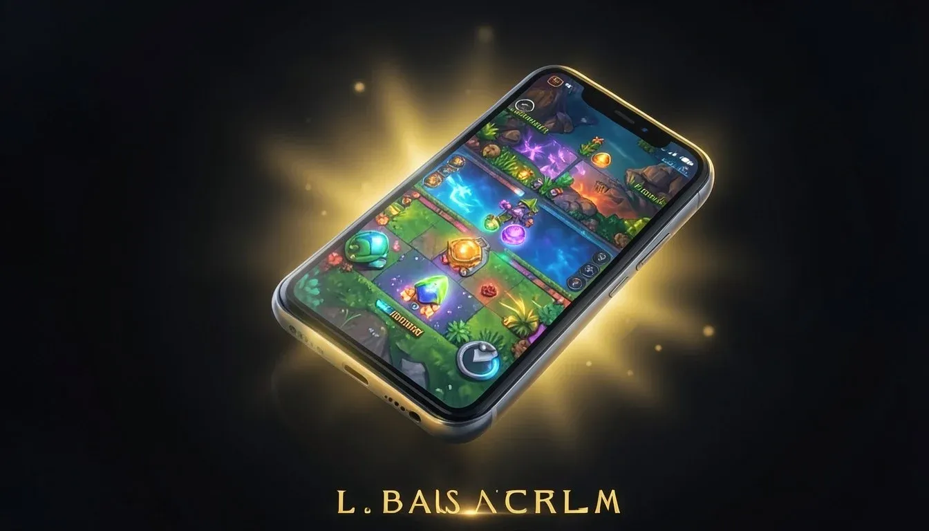Booms Bet mobile casino on a smartphone